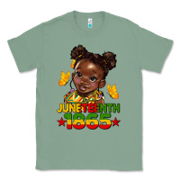 Sage juneteenth 1865 afro girl Classic Tee - HRA Design Shop