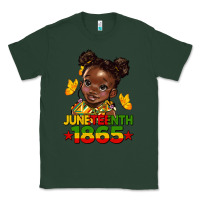 Sports Green juneteenth 1865 afro girl Classic Tee - HRA Design Shop