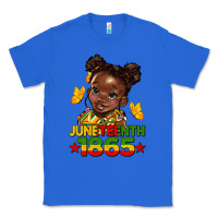 True Royal juneteenth 1865 afro girl Classic Tee - HRA Design Shop