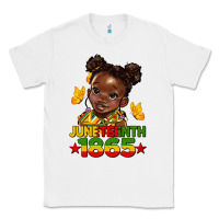 White juneteenth 1865 afro girl Classic Tee - HRA Design Shop