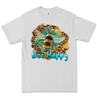 Dove Grey bee happy Premium Tee - Artiststas