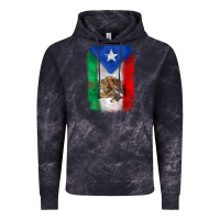 Cloud Black mexico and puerto rico flag Vintage Hoodie - Zillion Design Studio