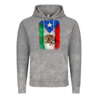 Cloud Rock mexico and puerto rico flag Vintage Hoodie - Zillion Design Studio