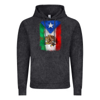 Vintage Black mexico and puerto rico flag Vintage Hoodie - Zillion Design Studio