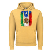 Vintage Mustard mexico and puerto rico flag Vintage Hoodie - Zillion Design Studio
