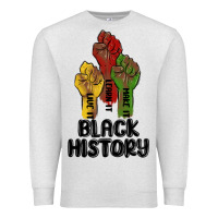 Oatmeal Heather black history malia Premium Sweatshirt - MaliasSmallBusiness