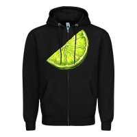 Black lime for gin Zipper Hoodie - AdoDesignShop
