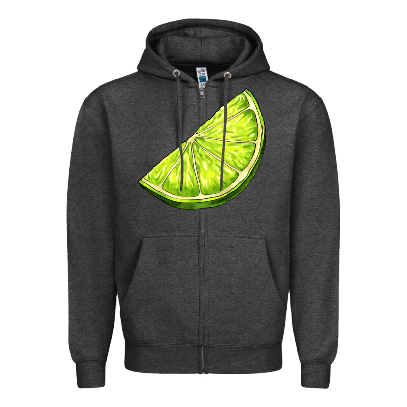 Lime For Gin Zipper Hoodie by AdoDesignShop | Teevron