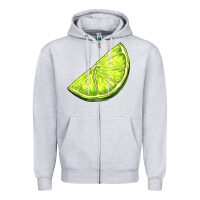 Heather Grey lime for gin Zipper Hoodie - AdoDesignShop