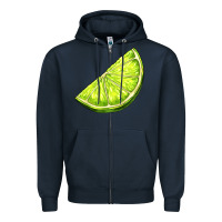 Navy lime for gin Zipper Hoodie - AdoDesignShop