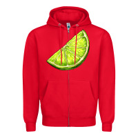 Red lime for gin Zipper Hoodie - AdoDesignShop