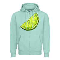Seafoam lime for gin Zipper Hoodie - AdoDesignShop