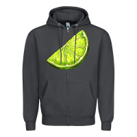 Smoke lime for gin Zipper Hoodie - AdoDesignShop