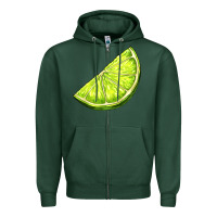 Sports Green lime for gin Zipper Hoodie - AdoDesignShop