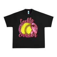 Black Tackle Cancer Softball Urban Heavy Tee - texasbilliewilder