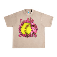 French Oak Tackle Cancer Softball Urban Heavy Tee - texasbilliewilder