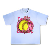 Grape Ice Tackle Cancer Softball Urban Heavy Tee - texasbilliewilder