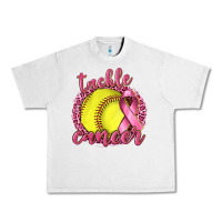 Lunar Rock Tackle Cancer Softball Urban Heavy Tee - texasbilliewilder