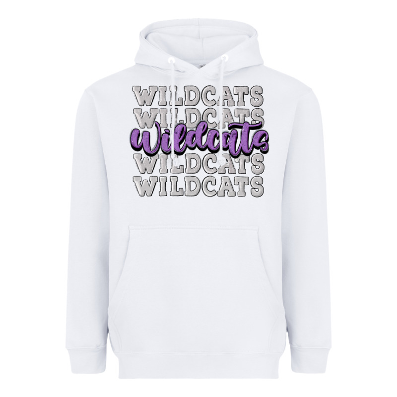 Wildcats Football Heavyweight Hoodie by MaliasSmallBusiness | Teevron