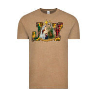 Vintage Coffee joy holy family Vintage Tee - RanaPortraitStore