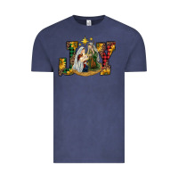 Vintage Denim joy holy family Vintage Tee - RanaPortraitStore