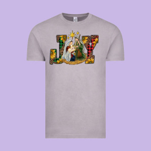 Joy Holy Family Vintage Tee Designed By Ranaportraitstore