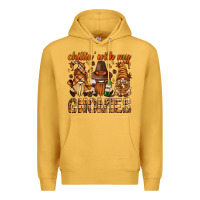 Mustard chilling with my gnomies bbs Premium Hoodie - BundleAndBundleShop