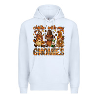 White chilling with my gnomies bbs Premium Hoodie - BundleAndBundleShop