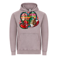Vintage Zinc mexican hearts Vintage Hoodie - Zillion Design Studio
