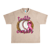 French Oak Tackle Cancer Baseball Urban Heavy Tee - texasbilliewilder