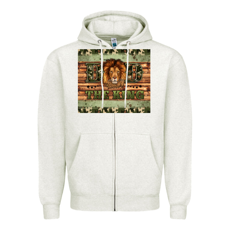 Dad The King Zipper Hoodie by Artiststas | Teevron