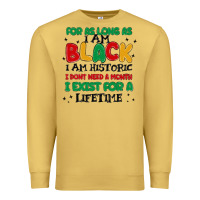 Antique Gold black  lifetime Premium Sweatshirt - MaliasSmallBusiness
