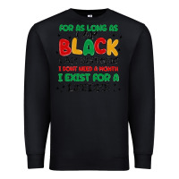 Black black  lifetime Premium Sweatshirt - MaliasSmallBusiness
