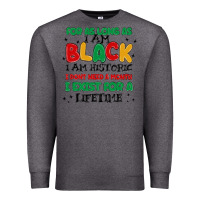 Charcoal Heather black  lifetime Premium Sweatshirt - MaliasSmallBusiness