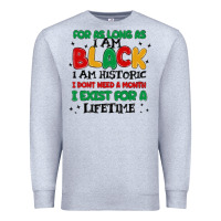 Heather Grey black  lifetime Premium Sweatshirt - MaliasSmallBusiness
