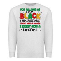 Oatmeal Heather black  lifetime Premium Sweatshirt - MaliasSmallBusiness