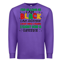 Purple black  lifetime Premium Sweatshirt - MaliasSmallBusiness