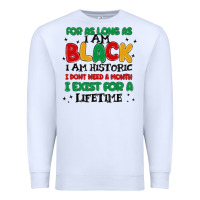 White black  lifetime Premium Sweatshirt - MaliasSmallBusiness
