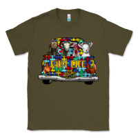 Army Green farm life truck autism Classic Tee - CowhideDigitalArt