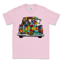 Bubblegum Pink farm life truck autism Classic Tee - CowhideDigitalArt