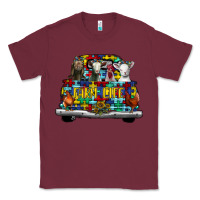 Burgundy farm life truck autism Classic Tee - CowhideDigitalArt