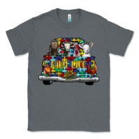 Charcoal Heather farm life truck autism Classic Tee - CowhideDigitalArt