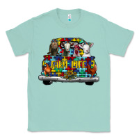 Seafoam farm life truck autism Classic Tee - CowhideDigitalArt