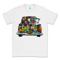 White farm life truck autism Classic Tee - CowhideDigitalArt
