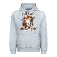 Heather Grey Just a Girl Who Loves Goat Urban Hoodie - Bettercallsaul