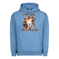 Just A Girl Who Loves Goat Urban Hoodie | Teevron