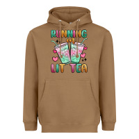 Toasted Coconut running on lit tea Heavyweight Hoodie - MaliasSmallBusiness