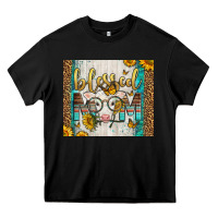 Black Western Blessed Mom Baby Calf Heavy Core Tee - LillyAllenDesigns