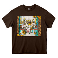 Chocolate Brown Western Blessed Mom Baby Calf Heavy Core Tee - LillyAllenDesigns
