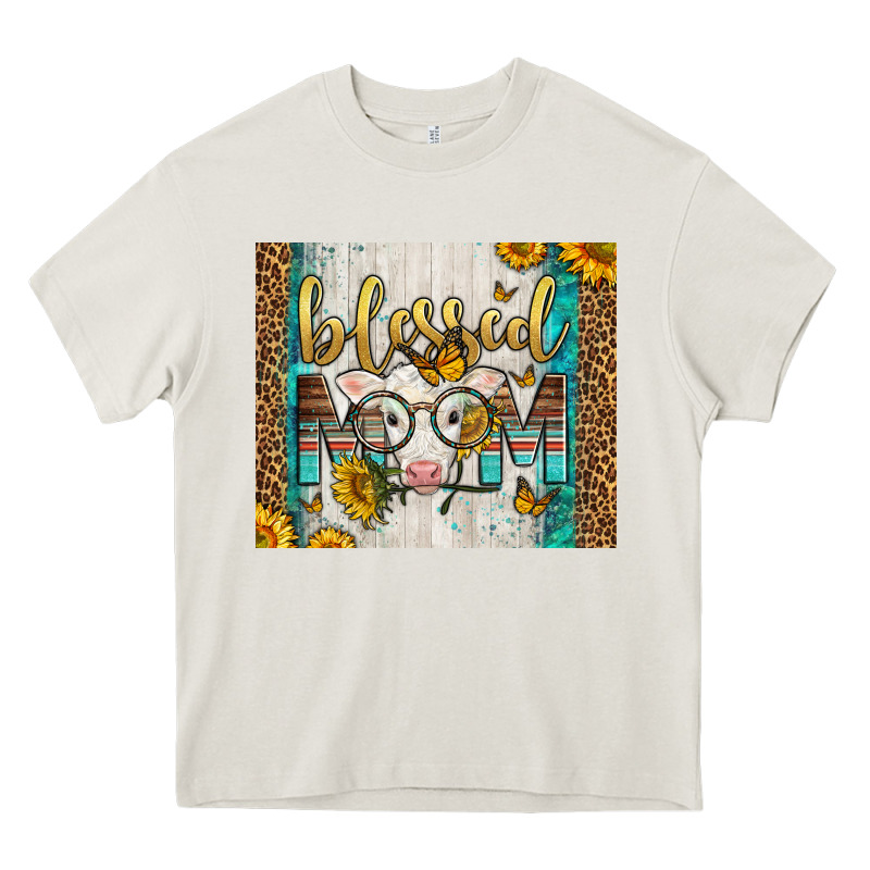 Western Blessed Mom Baby Calf Heavy Core Tee by LillyAllenDesigns | Teevron